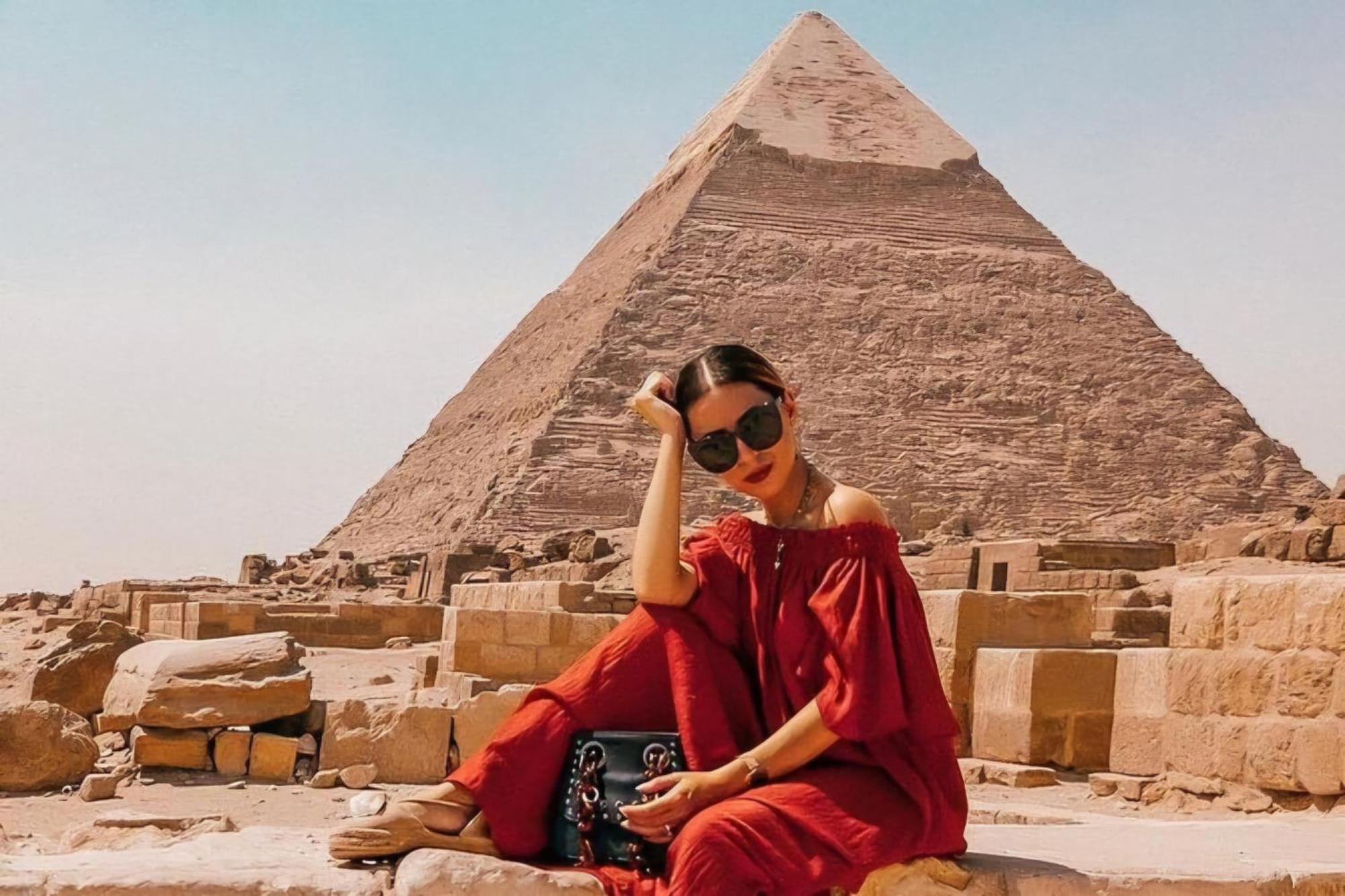 Giza Pyramids & Grand Museum Luxury شقة *